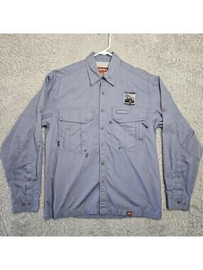Simms 3xDry Fishing Shirt Small Vented Cotton Lightweight Team USA Fly Fishing